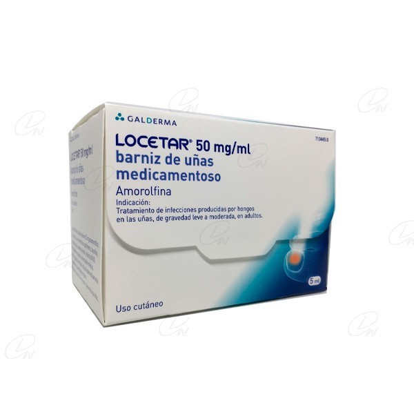 LOCETAR 50 MG/ML BARNIZ UÑAS 5 ML (VIDRIO III)