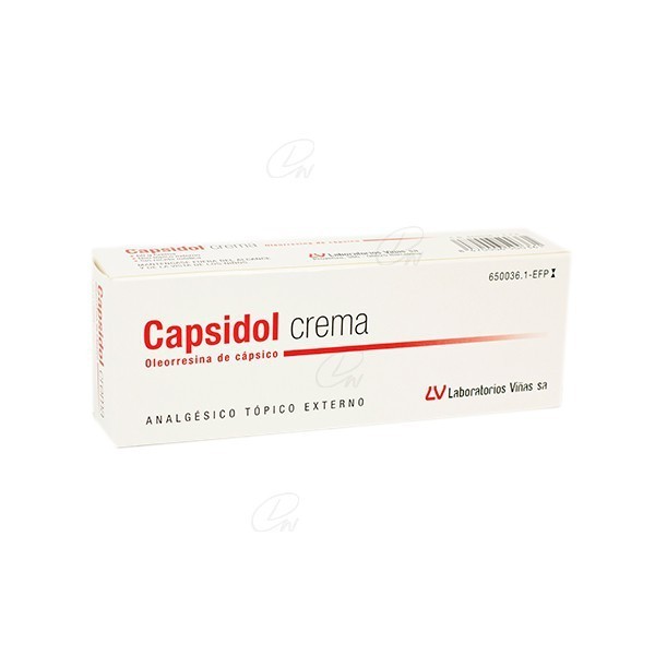 CAPSIDOL 0,25mg/g CREMA, 1 tubo de 60 g