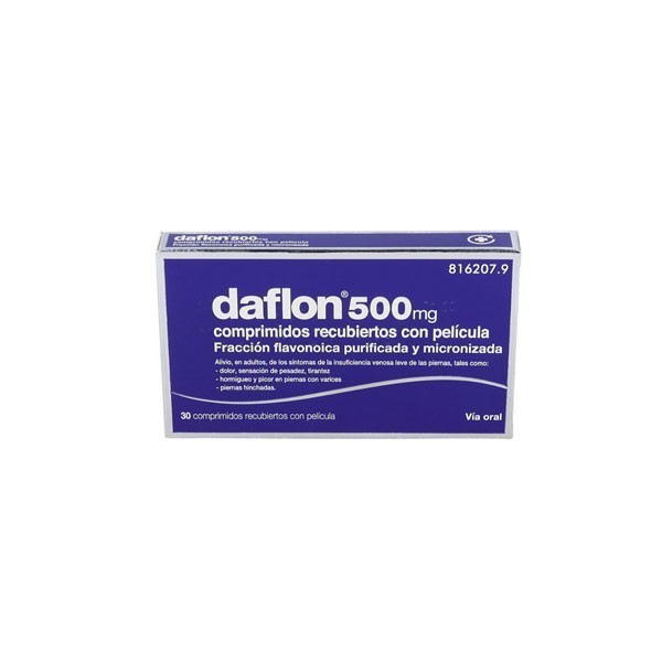 DAFLON 500 500 MG 30 COMPRIMIDOS RECUBIERTOS