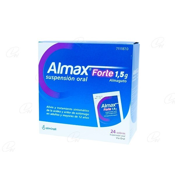 ALMAX FORTE 1.5 G 24 SOBRES SUSPENSION ORAL