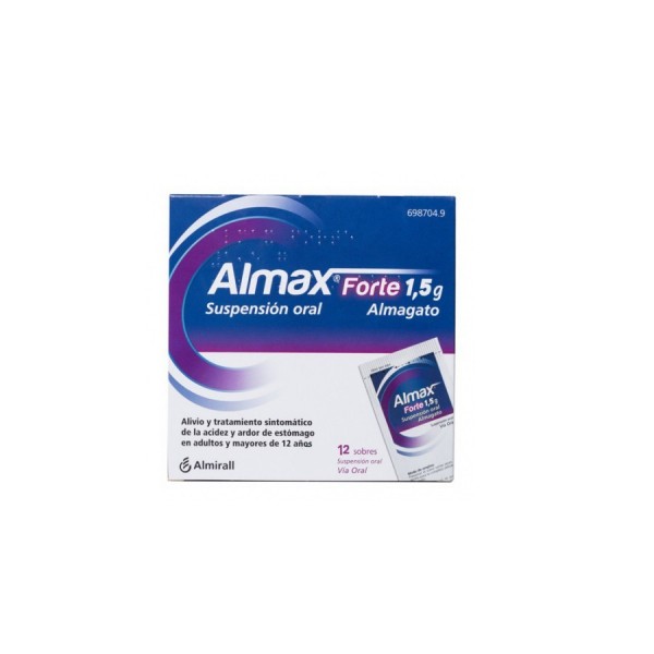 ALMAX FORTE 1.5 G 12 SOBRES SUSPENSION ORAL