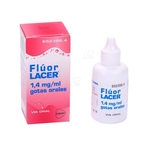FLUOR LACER 1,4 mg/ml GOTAS ORALES, 1 frasco de 30 ml