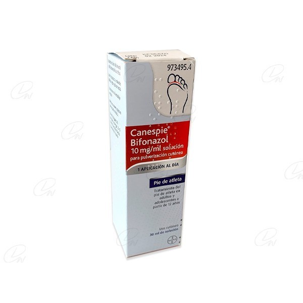 CANESPIE BIFONAZOL 10 mg/ml SOLUCION PARA PULVERIZACION...