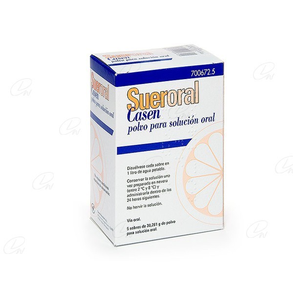 SUERORAL CASEN 5 SOBRES POLVO SOLUCION ORAL