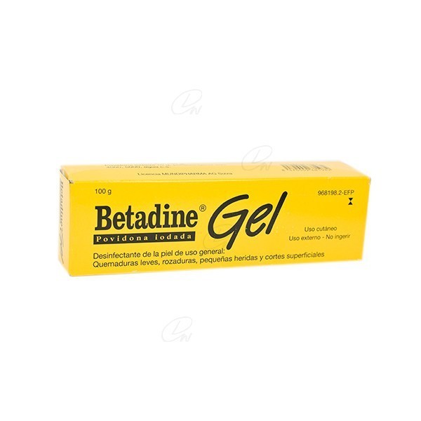 BETADINE GEL, 1 tubo de 100 g