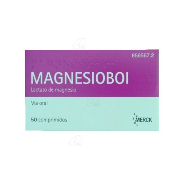 MAGNESIOBOI 48,62 mg COMPRIMIDOS, 50 comprimidos