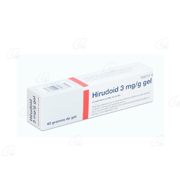 HIRUDOID 3 mg/g GEL, 1 tubo de 40 g