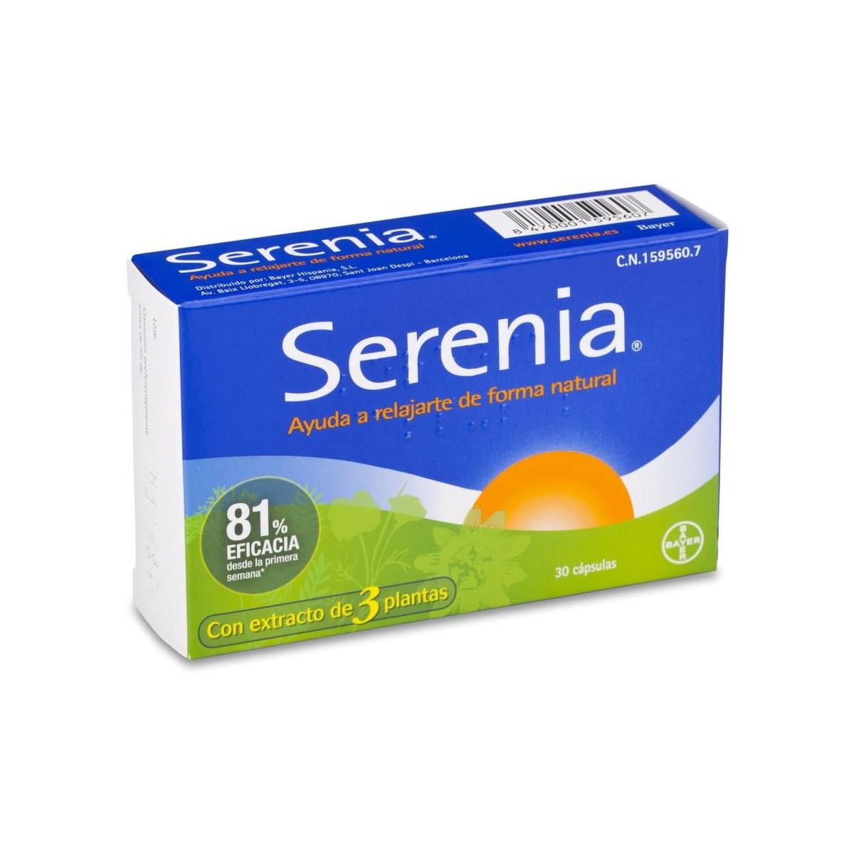 serenia 30 capsulas