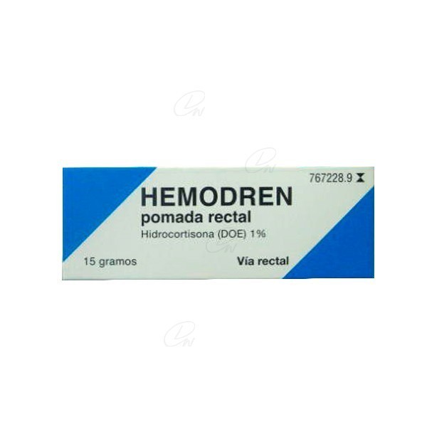 HEMODREN POMADA RECTAL, 1 tubo de 15 g