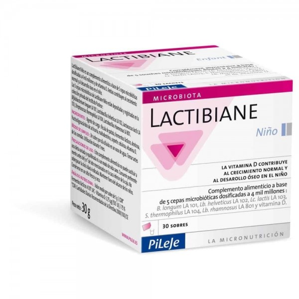 lactibiane enfant 30 sobres pileje
