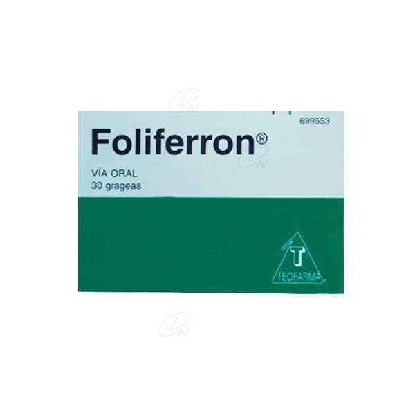 FOLIFERRON, 30 comprimidos