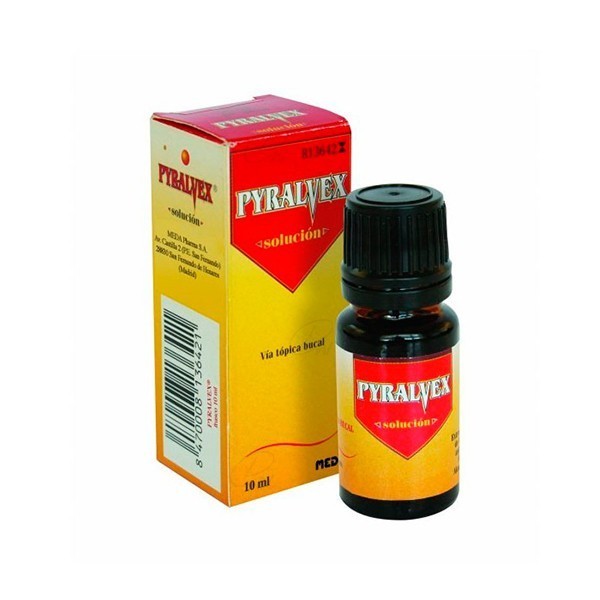 PYRALVEX SOLUCION, 1 frasco de 10 ml