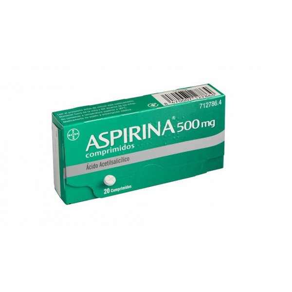 ASPIRINA 500 MG  20 COMP