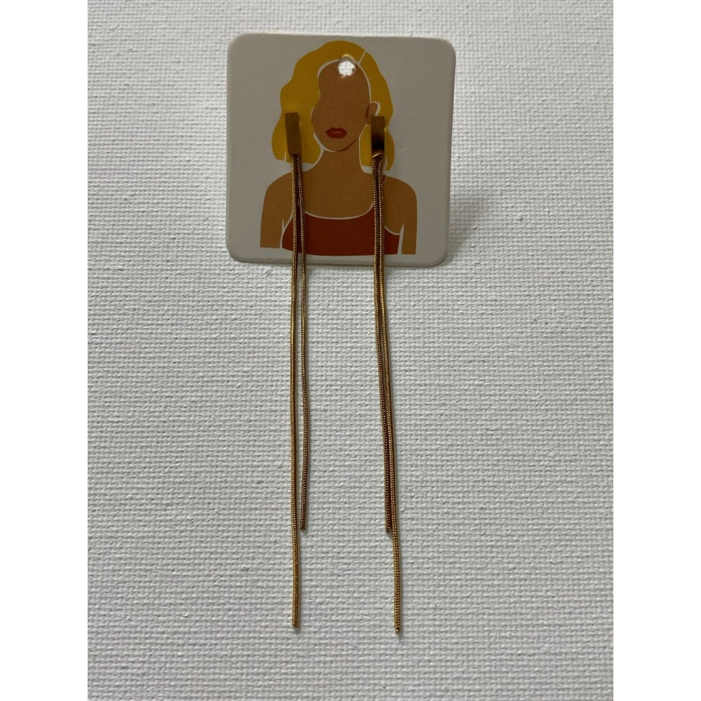 PENDIENTES COLGANTES DORADOS