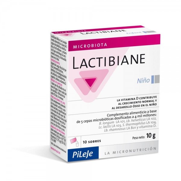 lactibiane enfant 10 sobres pileje