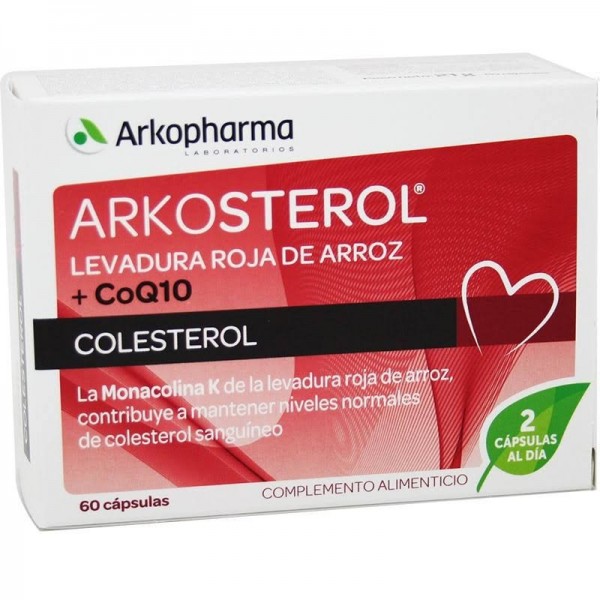 arkosterol levadura arroz coq10 60 capsulas