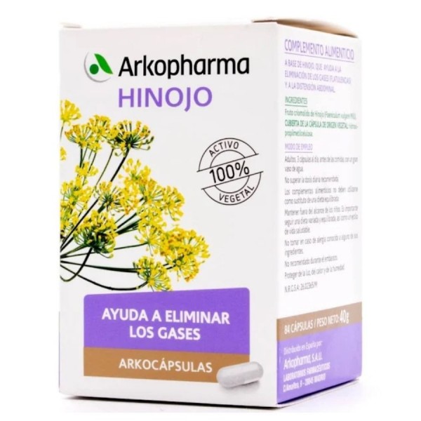arkopharma arkocapsulas hinojo 84 capsulas