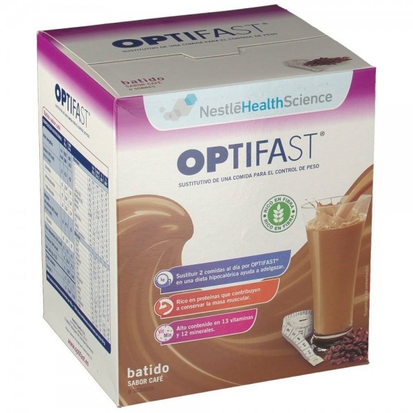 optifast batido cafe 9 sobres