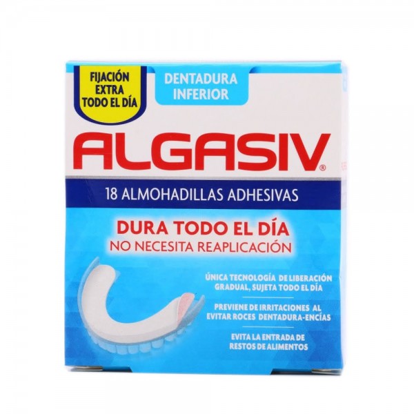 algasiv dentadura inferior 18 almohadillas
