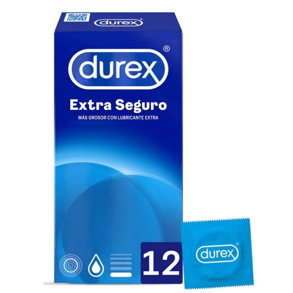 durex extra seguro 12 preservativos
