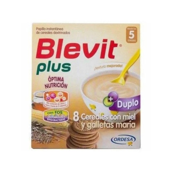 blevit plus duplo 8 cereales con miel y galletas 600gr