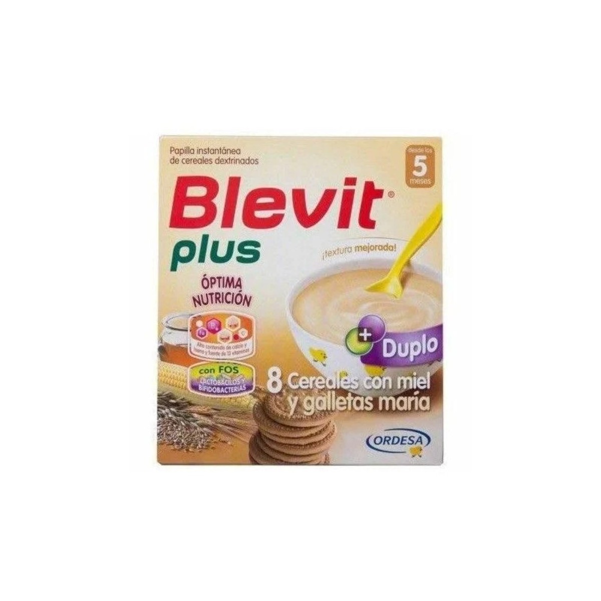 blevit plus duplo 8 cereales con miel y galletas 600gr