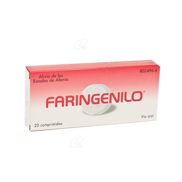 FARINGENILO, 20 comprimidos