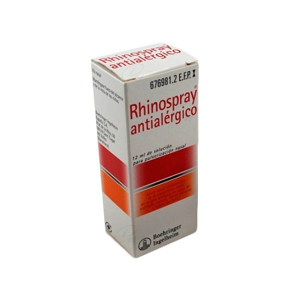 RHINOSPRAY ANTIALERGICO, 1 envase pulverizador de 12 ml
