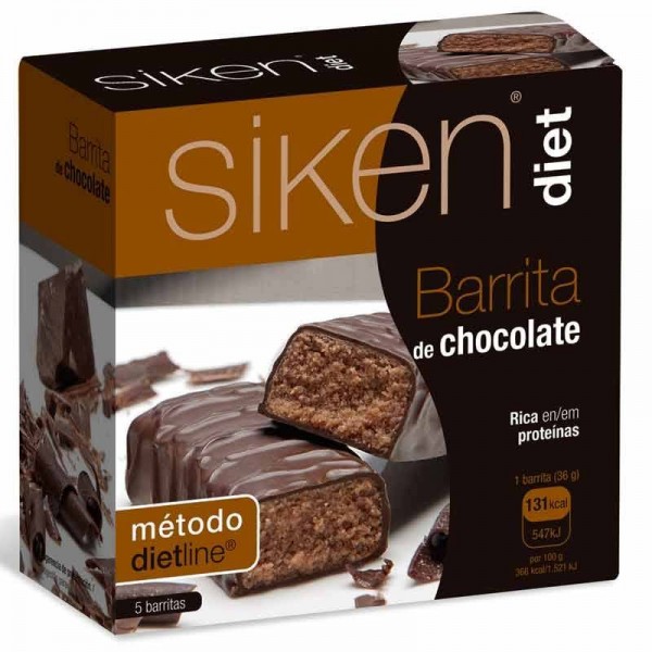 siken diet barrita chocolate 5 barritas