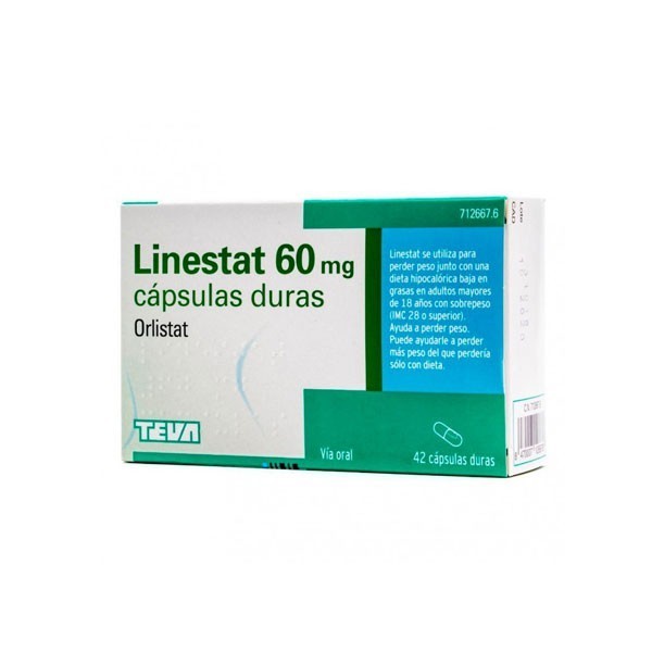 LINESTAT 60 MG 42 CAPSULAS DURAS
