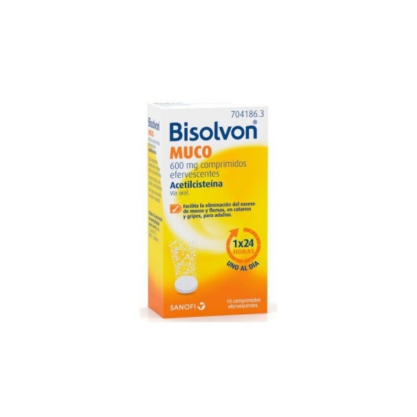 BISOLVON MUCO 600 MG 10 COMPRIMIDOS EFERVESCENTES (BLISTER)