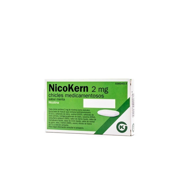 QUITT 2 MG 96 CHICLES SABOR MENTA