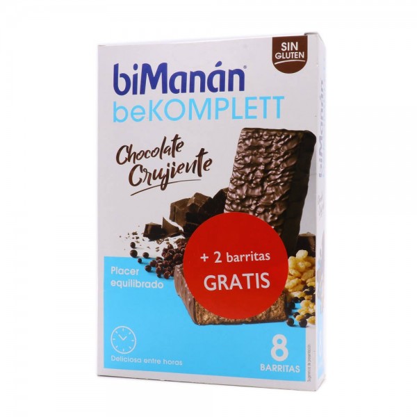 bimanan komplett chocolate crujiente 8 barritas