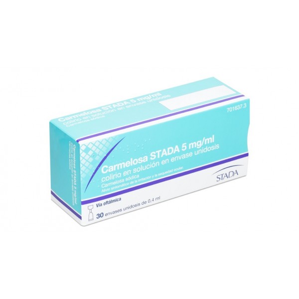 CARMELOSA STADA 5 MG/ML COLIRIO EN SOLUCION EN ENVASE...