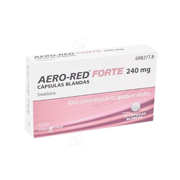AERO-RED FORTE 240 MG CAPSULAS BLANDAS, 20 cápsulas blandas