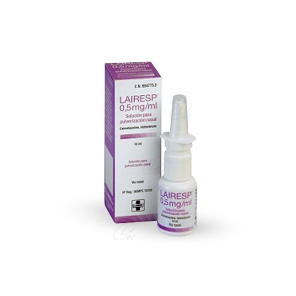 LAIRESP 0,5 MG/ML SOLUCION PARA PULVERIZACION NASAL, 1...
