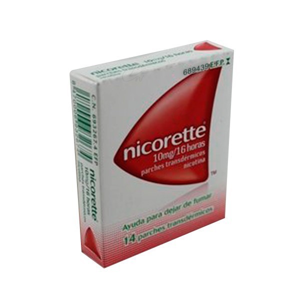 NICORETTE CLEAR 10 mg/16 HORAS PARCHES TRANSDERMICOS, 14...