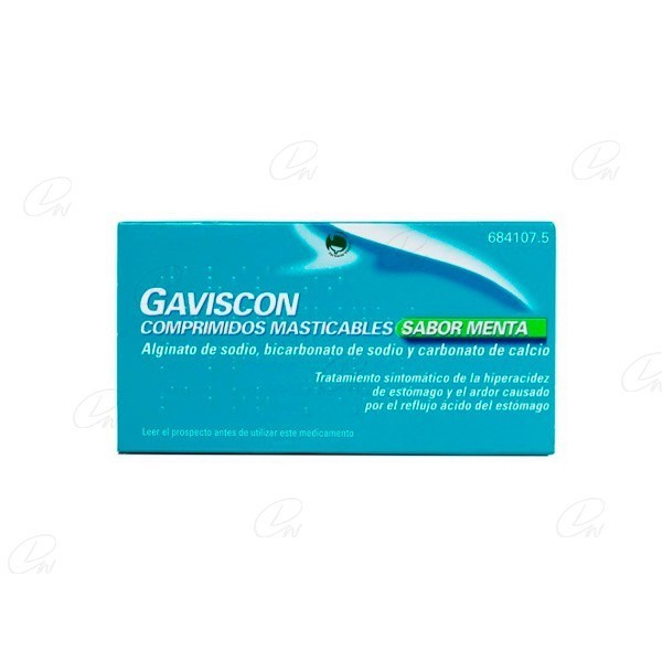 GAVISCON 24 COMPRIMIDOS MASTICABLES MENTA