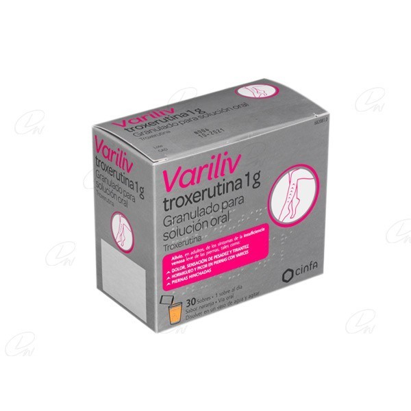 VARILIV TROXERUTINA 1000 MG 30 SOBRES GRANULADO SOLUCION...