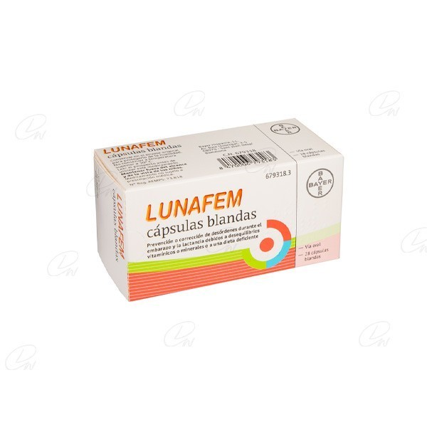 LUNAFEM CAPSULAS BLANDAS, 28 cápsulas