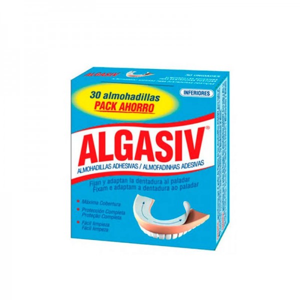 algasiv inferior 30 almohadillas adhesivas