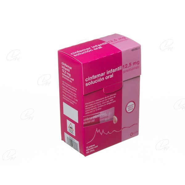 CINFAMAR INFANTIL 12,5 mg SOLUCION ORAL, 6 envases...