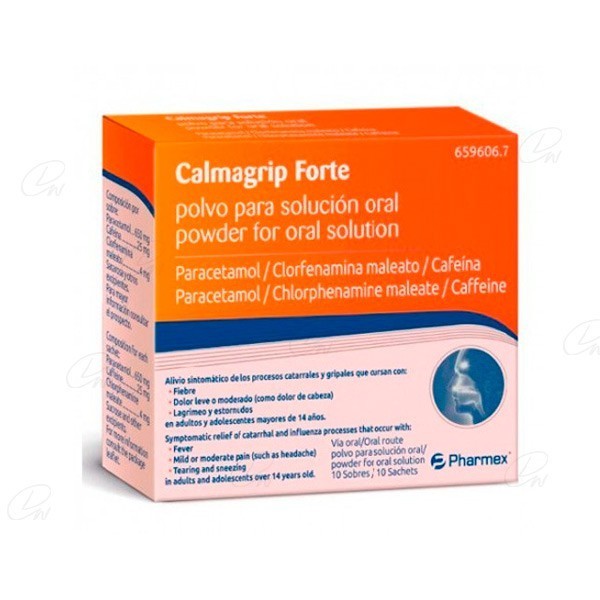 CALMAGRIP FORTE 10 SOBRES POLVO SOLUCION ORAL