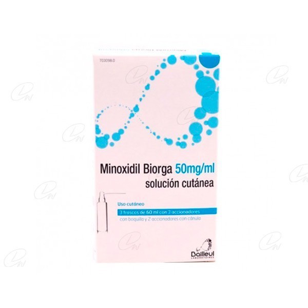 MINOXIDIL ISDIN 50 mg/ml SOLUCION CUTANEA, 1 frasco de 60 ml