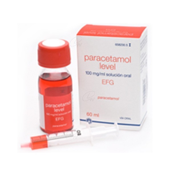 PARACETAMOL LEVEL 100 mg/ml SOLUCION ORAL EFG, 1 frasco...