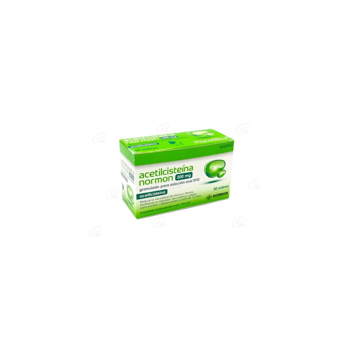 ACETILCISTEINA NORMON EFG 200 MG 30 SOBRES...