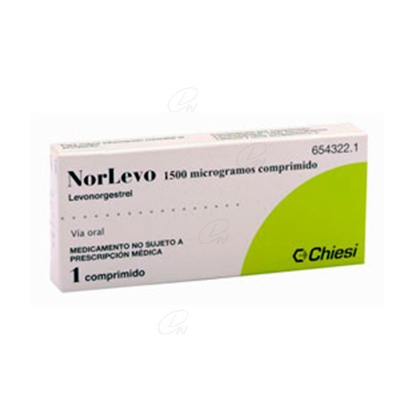 NORLEVO 1,5 mg COMPRIMIDO, 1 comprimido