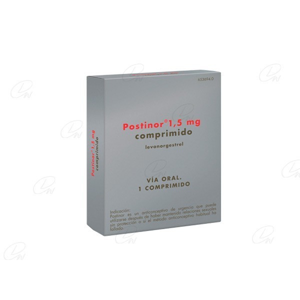 POSTINOR 1,5 mg COMPRIMIDO, 1 comprimido