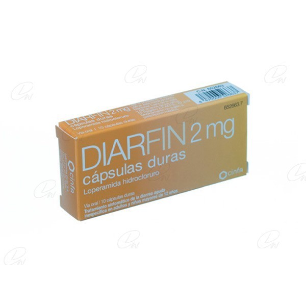DIARFIN 2 mg CAPSULAS DURAS, 20 cápsulas