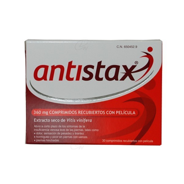 ANTISTAX 360 mg COMPRIMIDOS RECUBIERTOS CON PELÍCULA, 30...